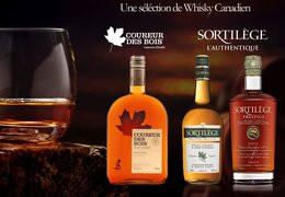 Canadese whisky met ahornsiroop