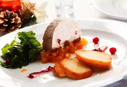 Sortilège e foie gras ai mirtilli rossi