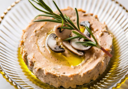 Paté de pollo y champiñones