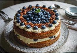 Recette de la « Charlotte aux bleuets sauvages »