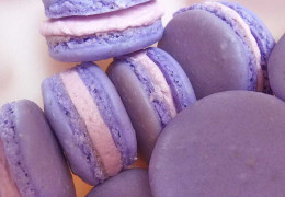 Wild Blueberry and Lavender Macaroons Recipe