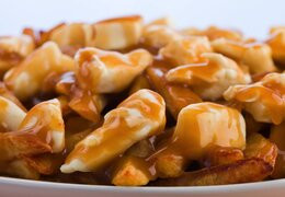 Poutine cheese - A typical Canadian dish
