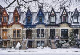 Das Carré Saint-Louis und seine Häuser in Montreal