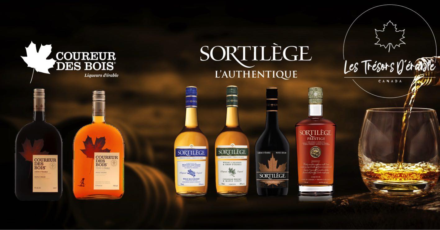 Whisky canadiense Coureur des bois y Sortilège